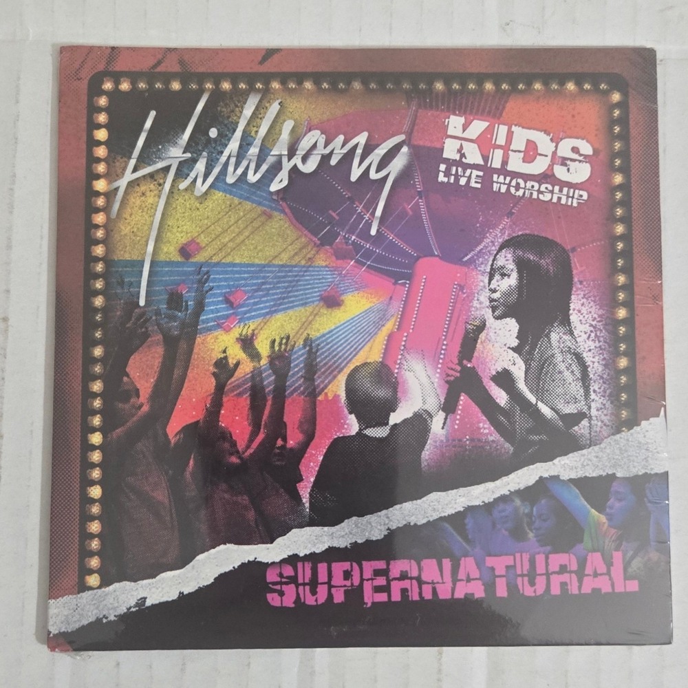 Hillsong Kids Supernatural Live Worship CD 2007 New Sealed Advance Promo